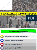 Indikator B - Kedudukan Warga Negara Dan Penduduk Indonesia