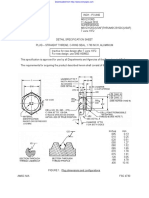 O-Ring Seal Plug Specification