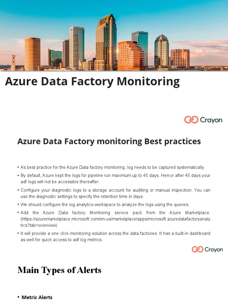 Azure Data Factory Monitoring Best Practices | PDF