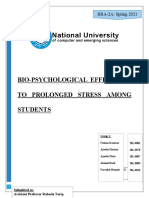 Bio Psychological Effect Due To Prolonged Stress Among Student (Autosaved) 1