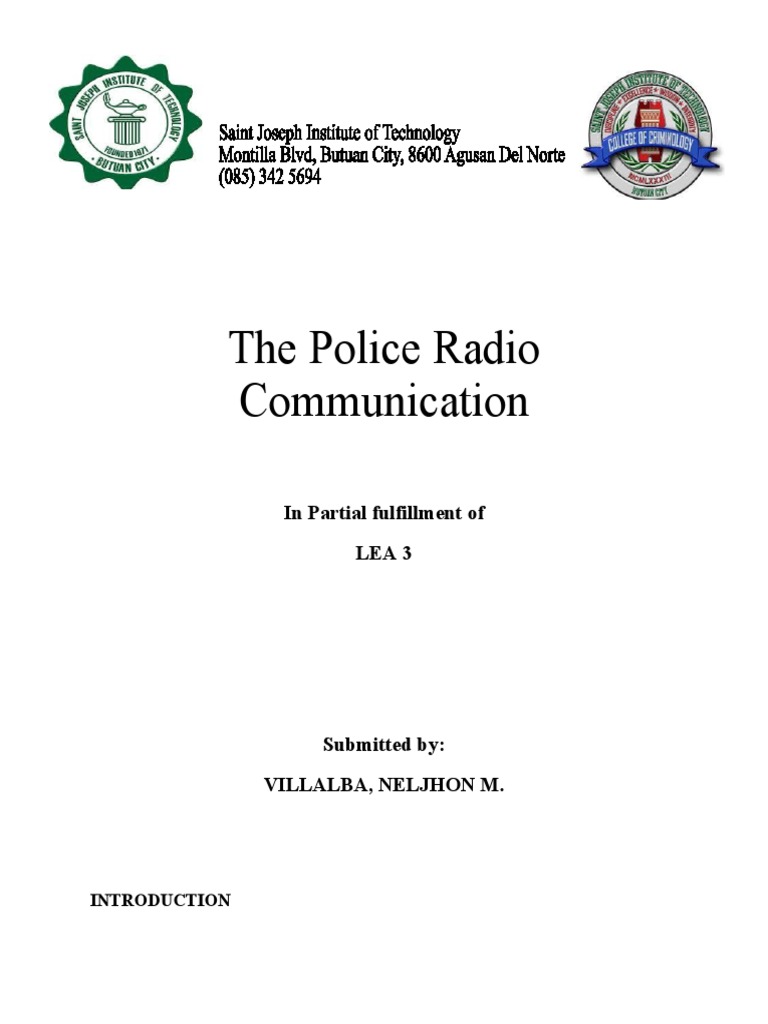 The Police Radio | PDF | Radio | Hertz