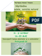 Saptamana Ocrotim Natura 16-20 MAI