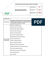 USC REC F 34 Data Privacy Consent Form 2