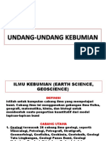 Bahan Kuliah Kebumian