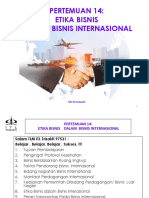 Eb P14. Etika Bisnis Pada Bisnis Internasional