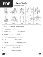t e 803 Base Verb Gap Fill Differentiated Activity Sheet English Ver 5