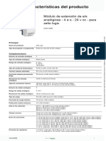 Zelio Logic SR3XT43BD Analog I/O Module Specifications