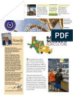 Texas Dept of Agriculture Newsletter August 2022.