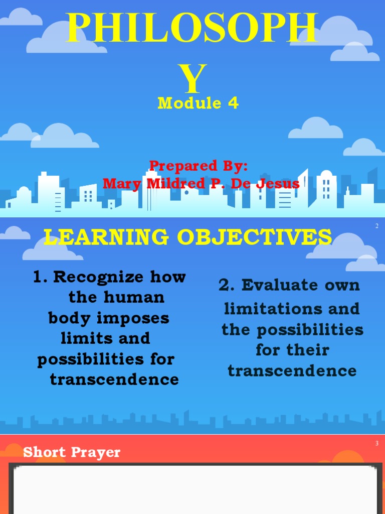 Understanding Human Embodiment and Limits | PDF | Human | Transcendence ...