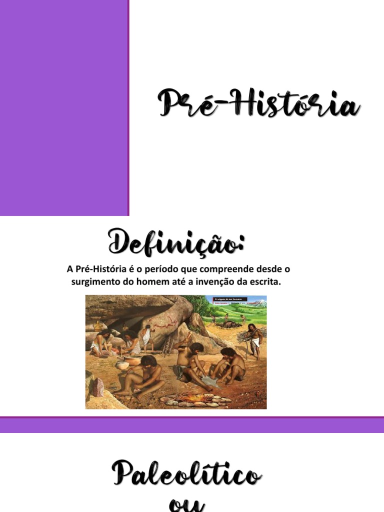 Definição e Características da Pré-História | PDF | Turismo
