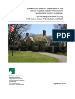 Planning Board Draft Amendment To The Montgomery County, Maryland: Wild Acres (Grosvenor Estate) 5400 Grosvenor Lane, Bethesda, Resource #30/15