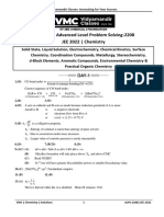 Chemistry Advanced Level Problem Solving (ALPS-8) - Solution