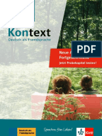 B1+ Kontext. Deutsch Als Fremdsprache. Neue Aspekte Für Fortgeschrittene. Jetzt Probekapitel Testen! SPrachen Fürs Leben!