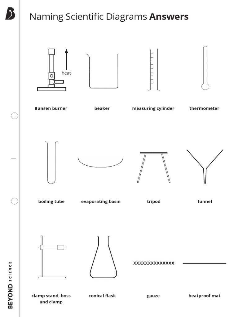 Naming - Scientific - Diagrams - Worksheet - Answers 2 | PDF