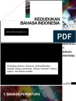 Bahasa Indonesia Sebagai Bahasa Persatuan, Nasional, Negara dan Baku