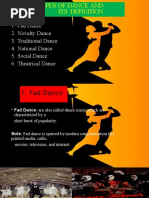 Types of Dance and Its Definition