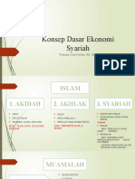 Konsep Dasar Ekonomi Syariah