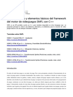 Funcionamiento y Elementos Básicos Del Framework Del Motor de Videojuegos SMFL Con C++ 1P