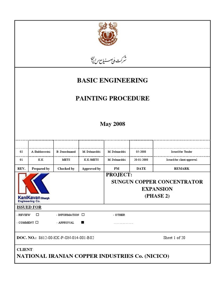 Painting Procedure | PDF | Paint | Corrosion