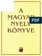 Pdfcoffee.com 125463345 a Magyar Nyelv Konyve PDF Free