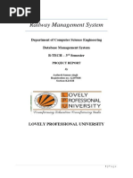 Railway Management System