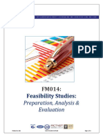FM014 - Feasibility Studies Preparation, Analysis Evaluation