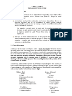 Chapter Two - Fundamentals of Acct