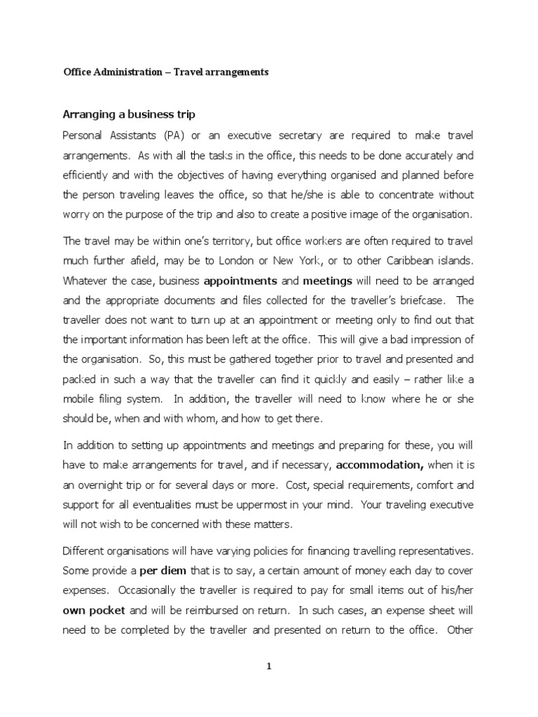 office-administration-travel-arrangements-pdf