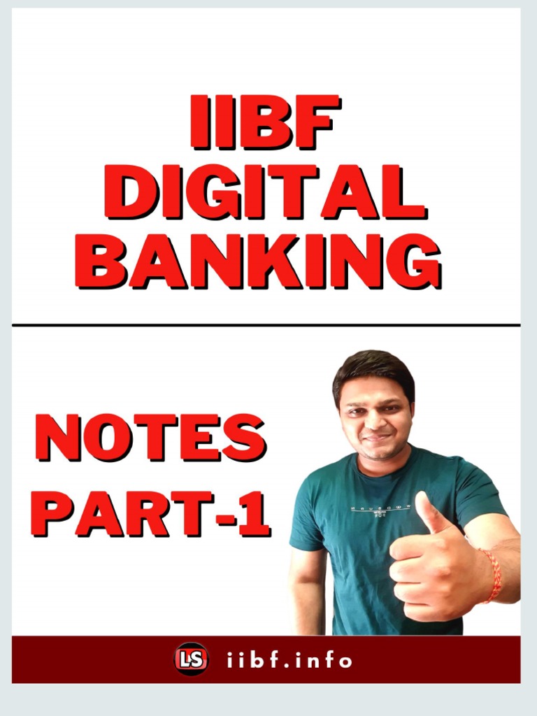 IIBF Digital Banking Study Notes | PDF | Banks | Cheque