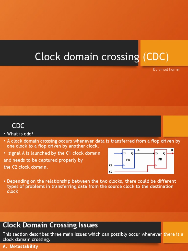 Clock Domain Crossing Challenges in VLSI | PDF | Computers