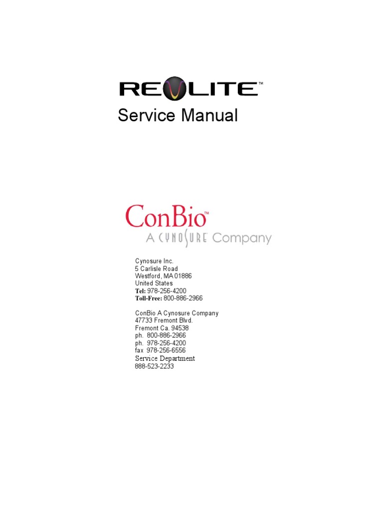 Revlite Si Community, Manuals And Specifications – VVWEFG