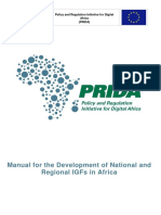 Manual For The Development of National and Regional IGFs in Africa-En