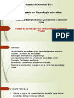 C 3 - Calidad Del Aprendizaje y Sus Particularidades en EV