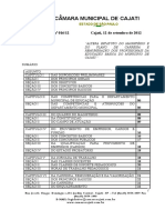 Plano de Carreira Cajati 2012