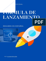 Resumen Del Libro Original Formula de Lanzamiento Jeff Walker