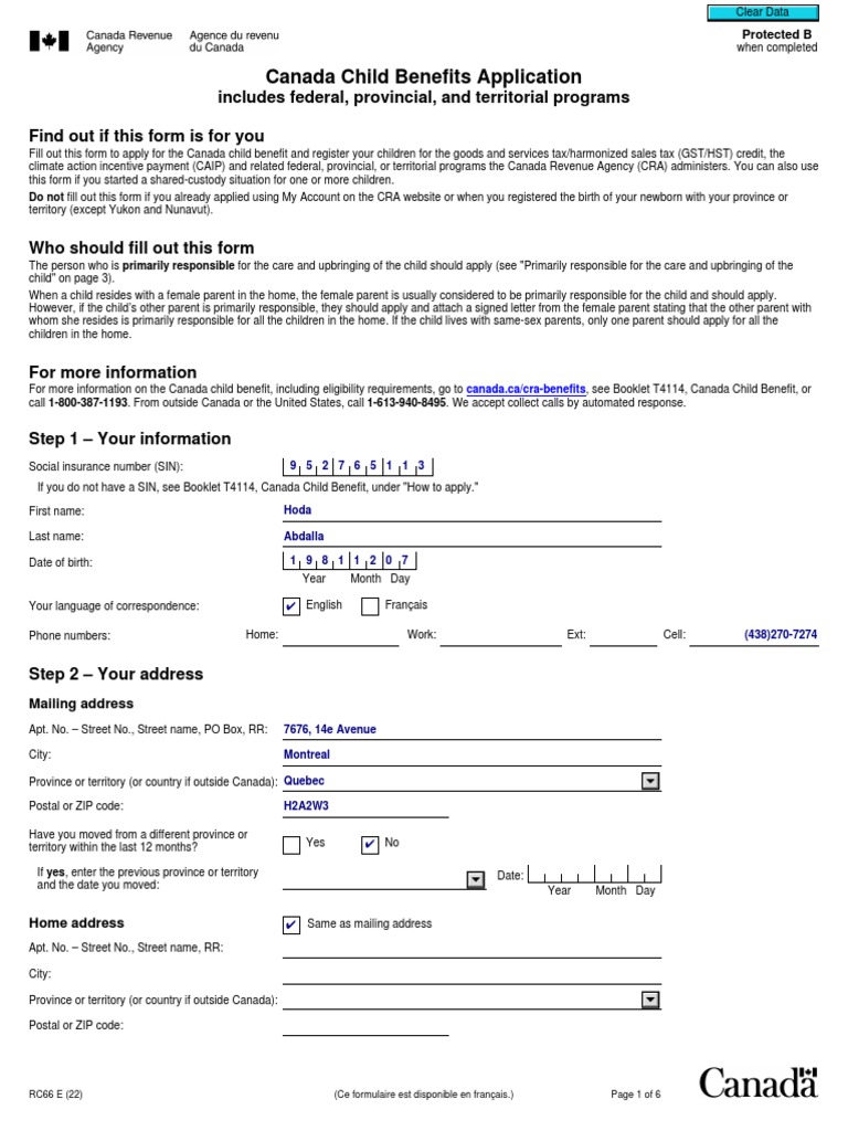 rc66 Fill 22e | PDF | Child Custody | Justice