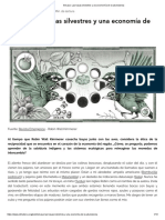 Ensayo - Las Bayas Silvestres y Una Economía de La Abundancia