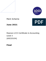 June 2021 Mark Scheme