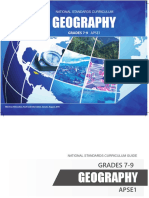 NSC Geography Curriculum 7-9
