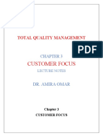 Understanding Customer Needs and Expectations in Total Quality Management