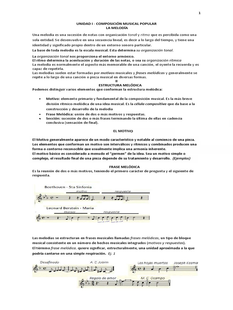 La Melodía PDF