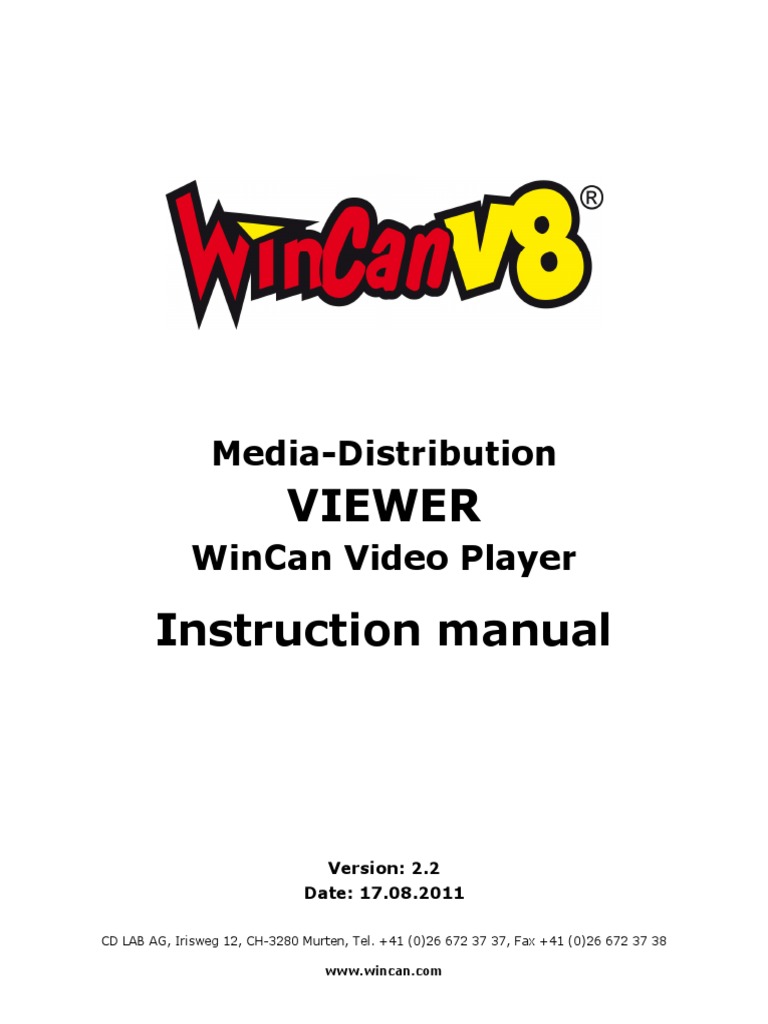 WinCan Viewer User Manual v2.2 | PDF | Icon (Computing) | Video