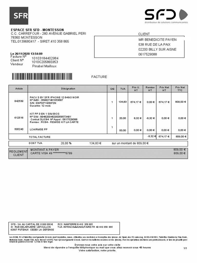 facture-sfr-pour-iphone-12-pdf
