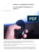 Mic Ghid de Identificare A Manipulării Mediatice