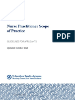 Nurse Practitioner Application Guidelines
