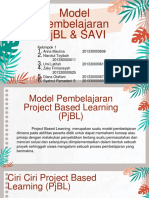 MODEL PEMBELAJARAN PJBL & SAVI