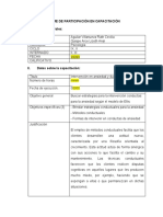 Informe de Capacitaciones