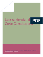 Cómo leer sentencias de la Corte Constitucional