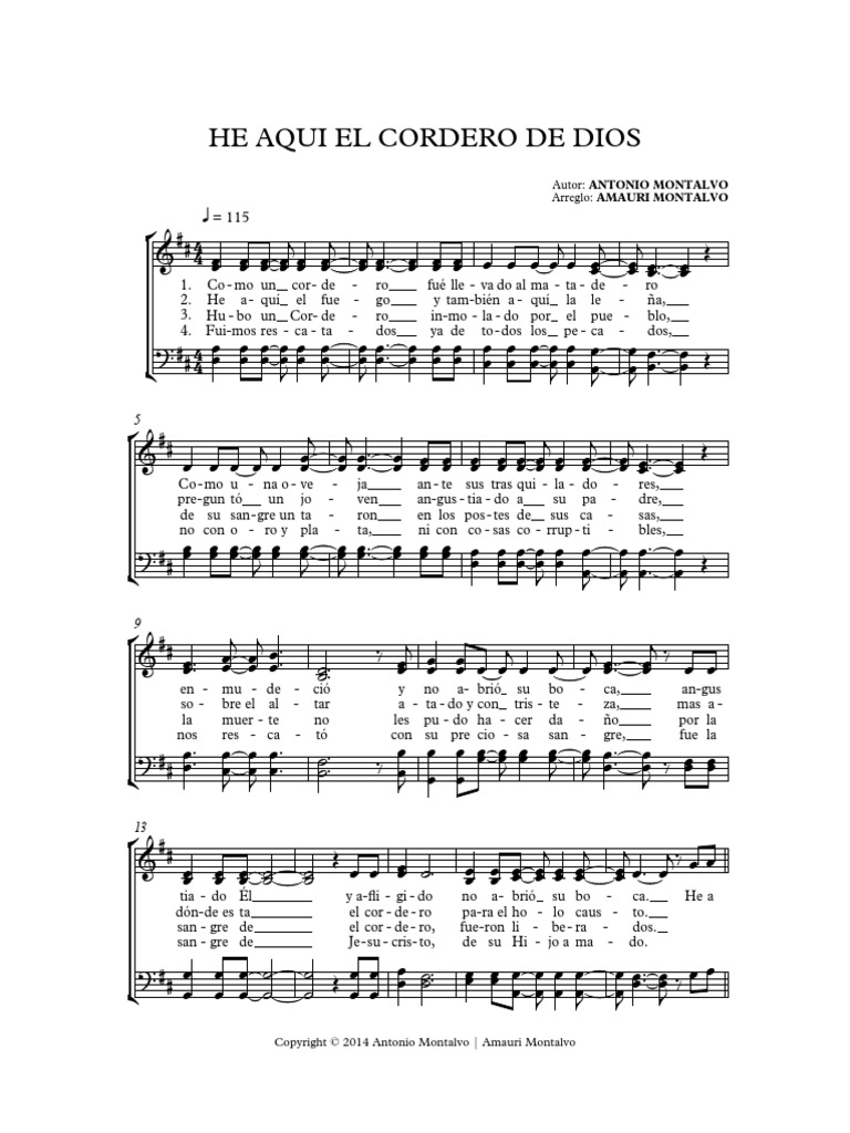 08 He Aqui El Cordero De Dios PDF PDF