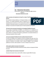 ABC - Preguntas Frecuentes TRANSICION e INSCRIPCIONES Fase IV